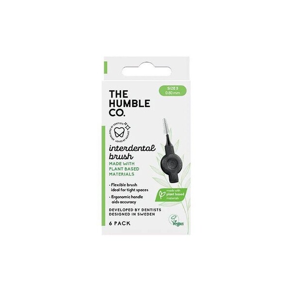 E-shop The Humble 0,80 mm zelená medzizubná kefka 6 ks