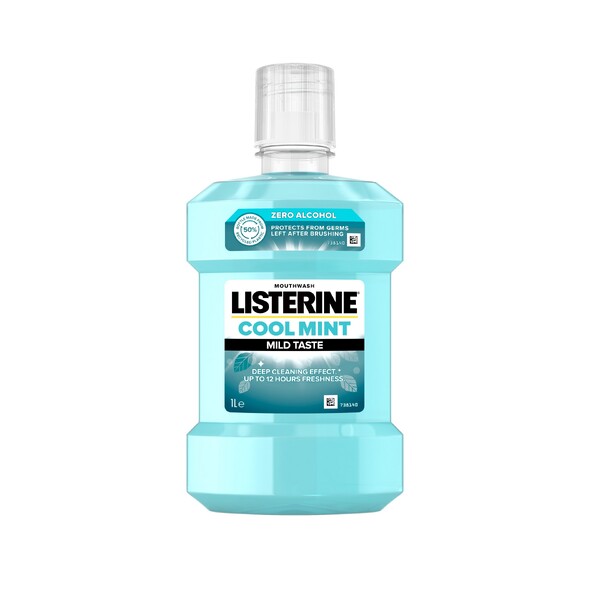 E-shop Listerine Coolmint Mild Taste ústna voda 1000 ml