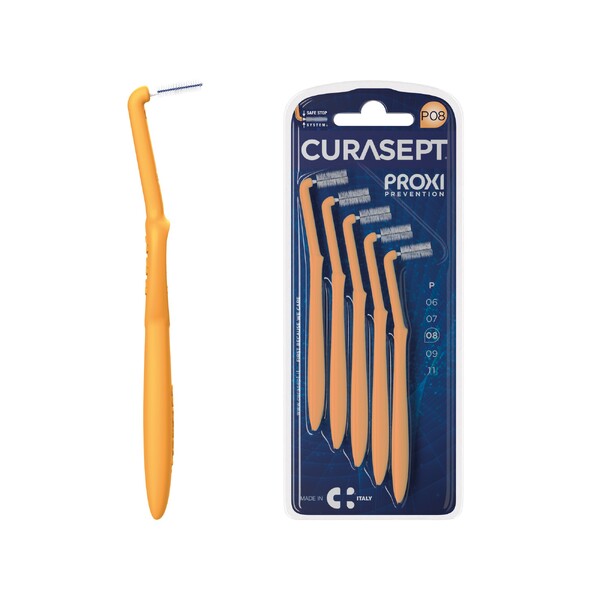 E-shop Curasept P08 Angle medzizubné kefky oranžové 5 ks