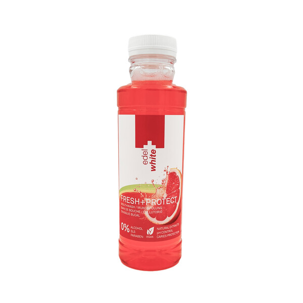 E-shop Edel+White Fresh + Protect ústna voda 400 ml