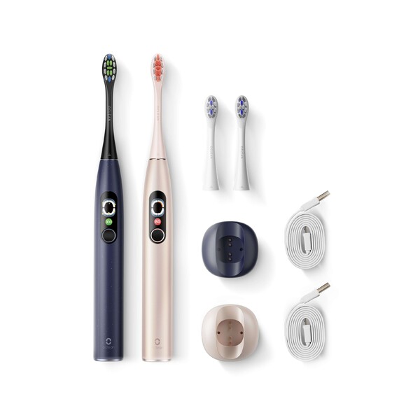 E-shop Oclean X Pro Digital Duo Set Gold&Blue sonická kefka 2 ks