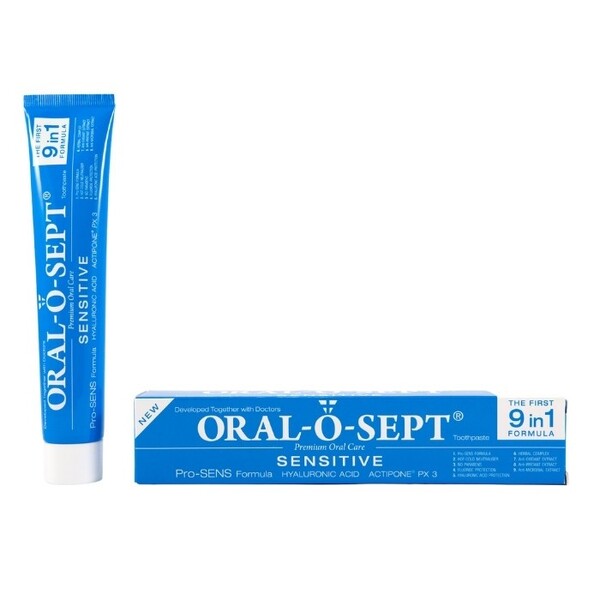 E-shop Oral-o-sept Sensitive zubná pasta 75 ml