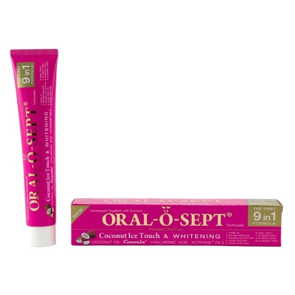 E-shop Oral-o-sept Coconut Ice Touch zubná pasta 75 ml