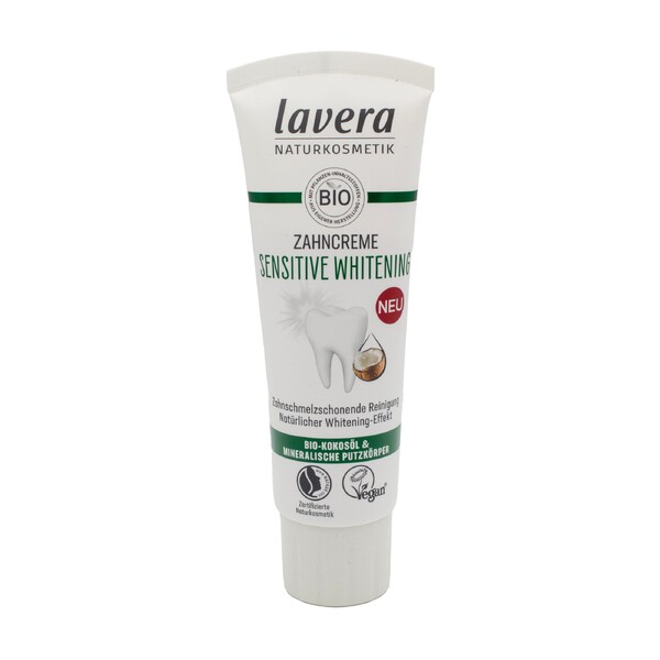 E-shop Lavera Sensitive Whitening zubná pasta 75 ml