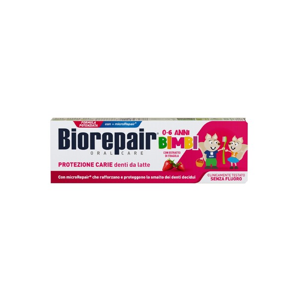 E-shop BioRepair Kids Strawberry 0-6 detská zubná pasta 50 ml