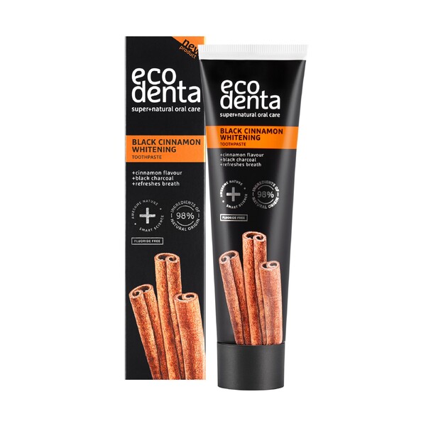 E-shop Ecodenta Black Cinnamon Whitening zubná pasta 100 ml