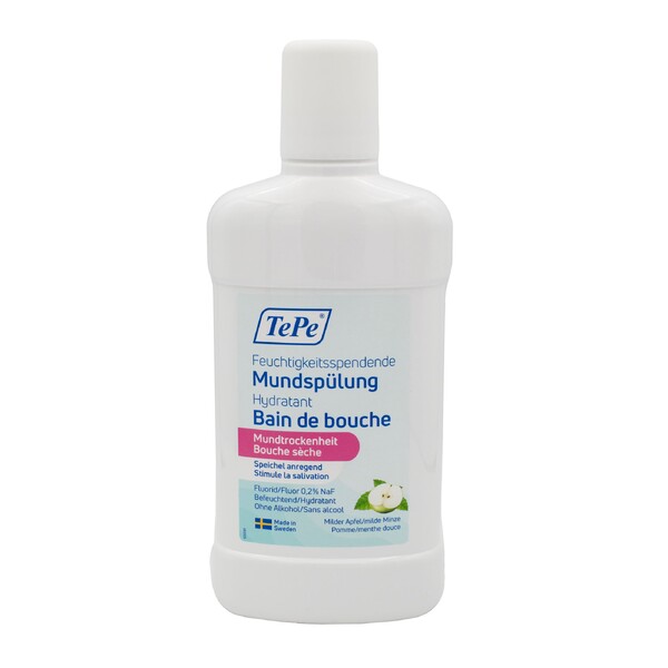 E-shop TePe Dry Mouth Apple/Peppermint ústna voda 500 ml