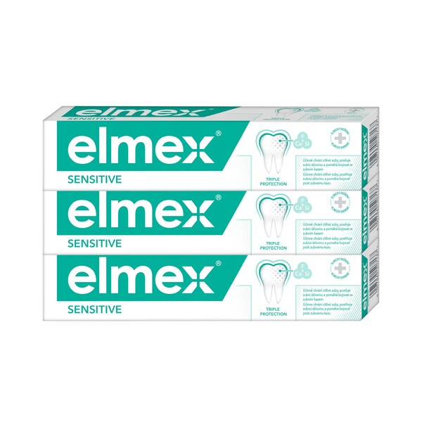 E-shop Elmex Sensitive zubná pasta 3×75 ml