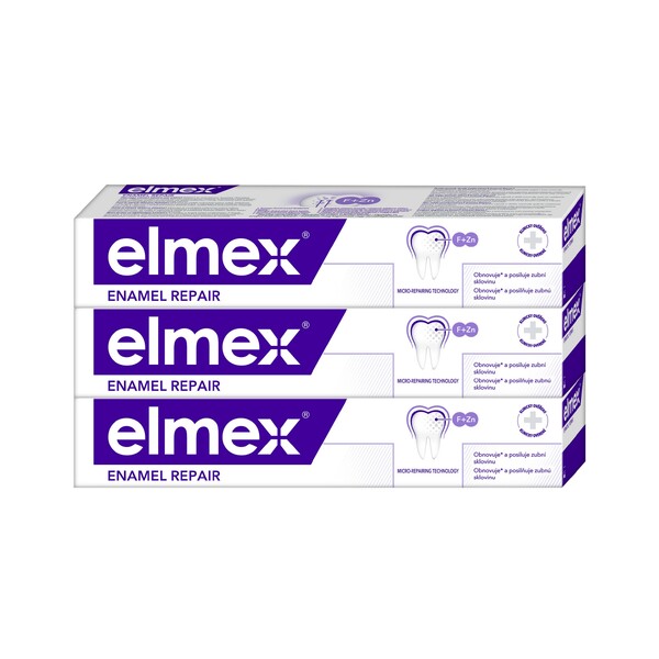 E-shop Elmex Enamel Repair zubná pasta 3x75 ml