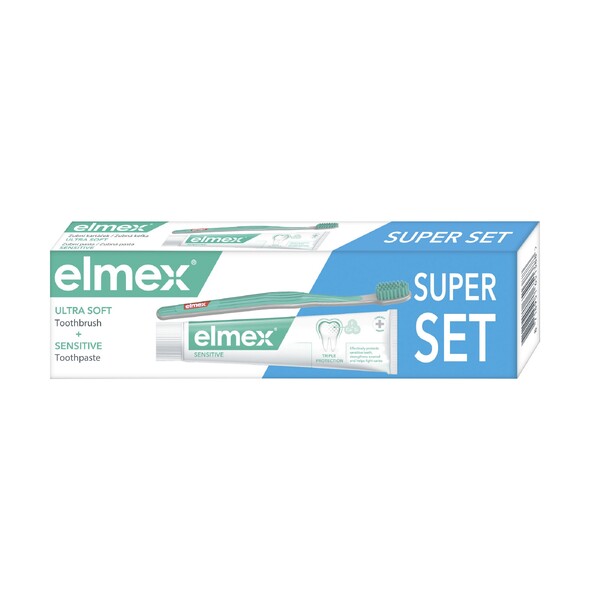 E-shop Elmex Sensitive zubná pasta 75 ml + zubná kefka