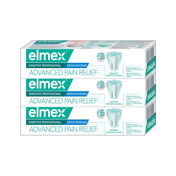 E-shop Elmex Sensitive Professional Whitening zubná pasta 3x75 ml