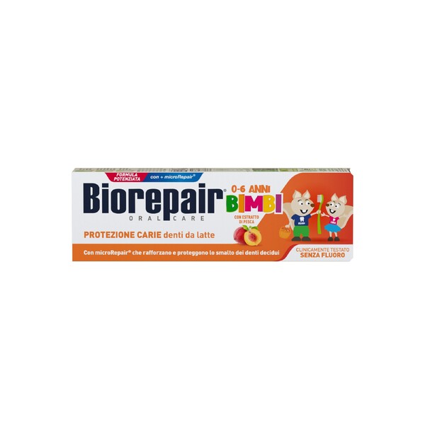 E-shop BioRepair Kids Peach 0-6 detská zubná pasta 50 ml