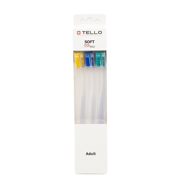 E-shop Tello 4920 Soft zubná kefka 3 ks