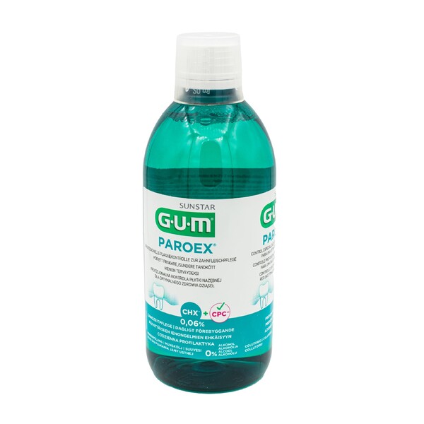 E-shop GUM Paroex ústna voda (CHX 0.06%) 500 ml