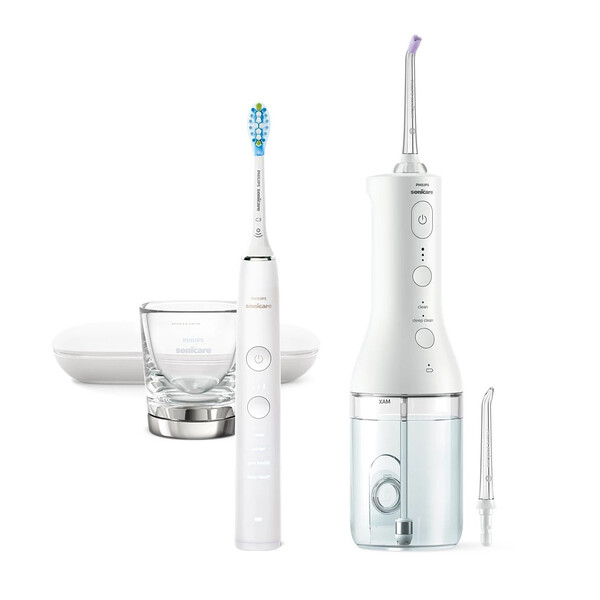E-shop Philips Sonicare HX3886/41 DiamondClean sonická kefka + ústní sprcha Power Flosser