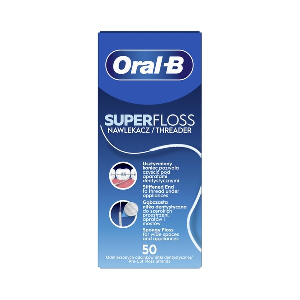 E-shop Oral-B Superfloss zubná niť 50 ks