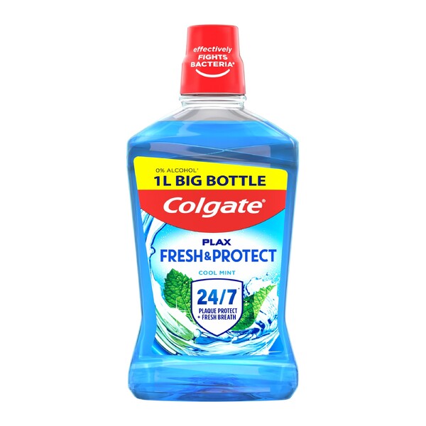 E-shop Colgate Plax Cool Mint ústná voda 1000 ml