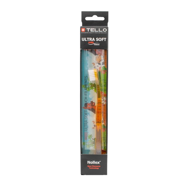 E-shop Tello 4480 UltraSoft Compact detská zubná kefka