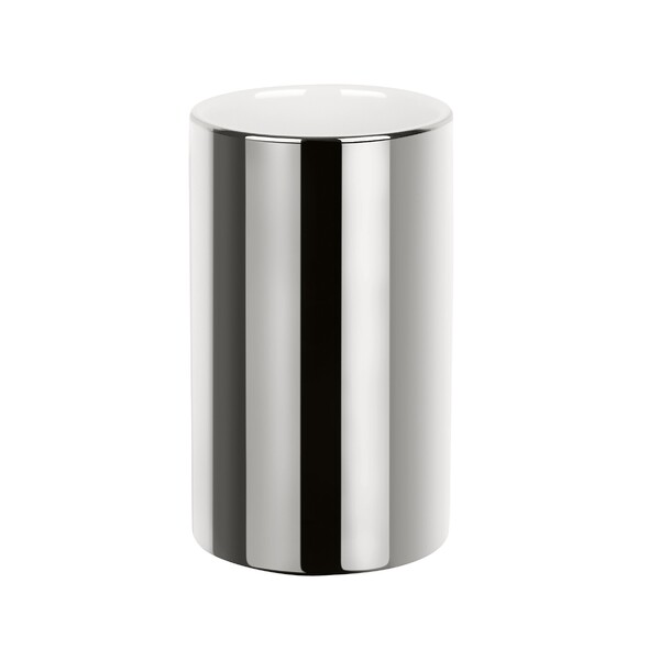 E-shop Spirella kelímok na kefky TUBE - chrómovaný porcelán