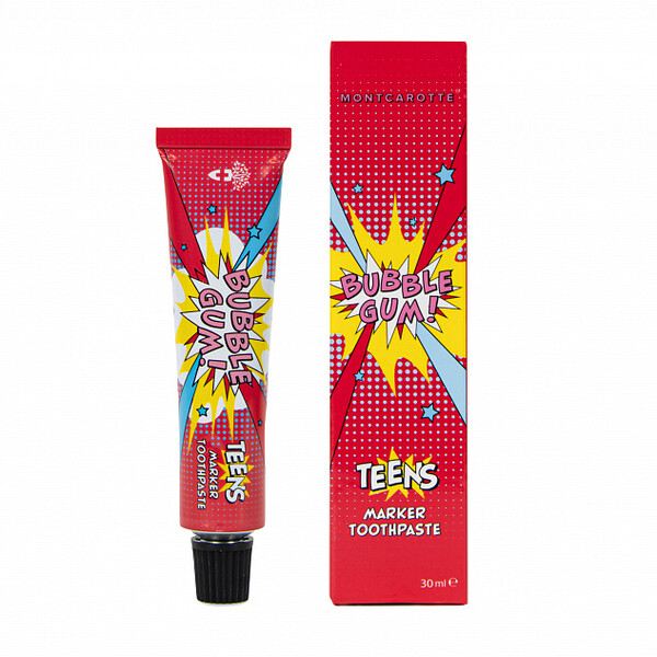 E-shop MontCarotte Marker Teens Bubble Gum zubná pasta 30 ml