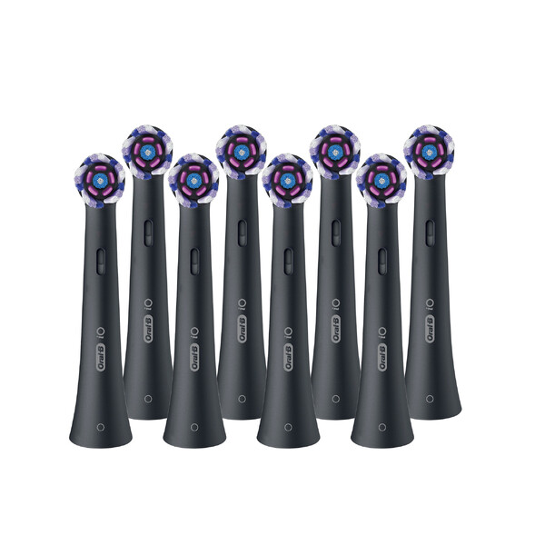 E-shop Oral-B iO Radiant White Black náhradné hlavice 4+4 ks