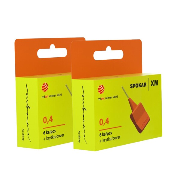 E-shop Spokar XM 0,4 medzizubná kefka 2×6 ks