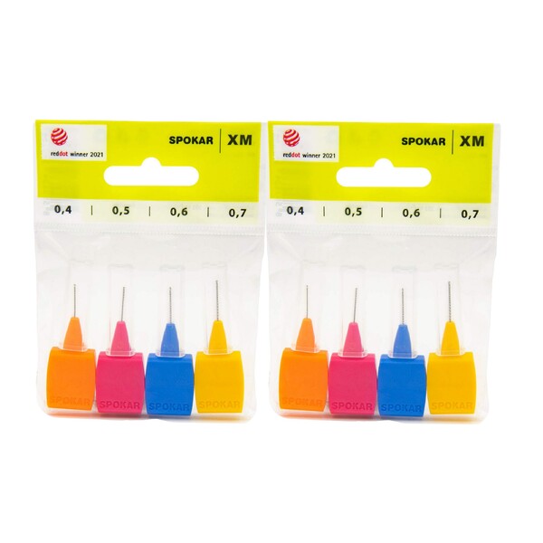 E-shop Spokar XM Mix medzizubná kefka 2×4 ks