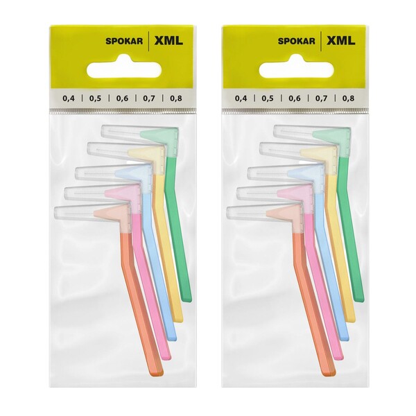 E-shop Spokar XML Mix medzizubná kefka 2×5 ks