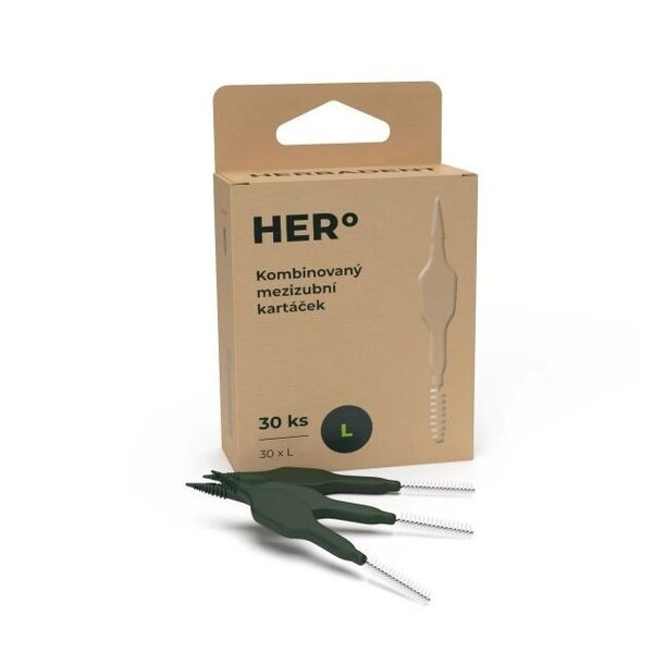 E-shop Herbadent HERo L medzizubná kefka 30 ks