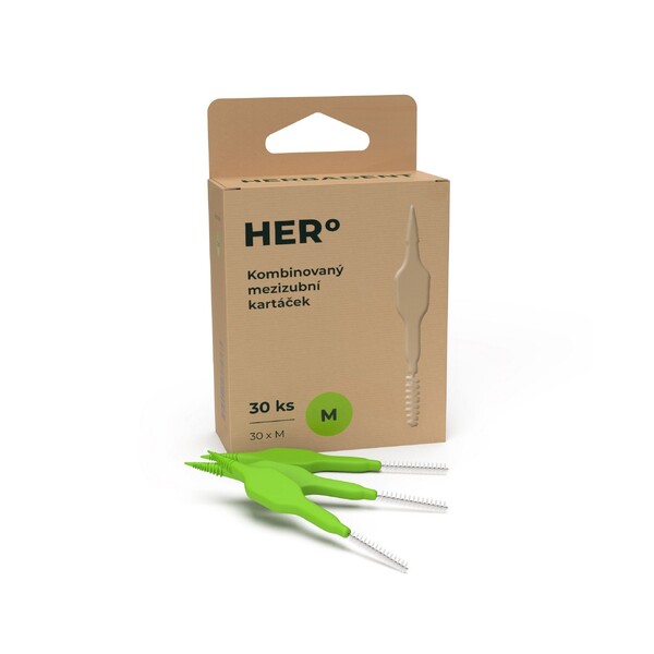 E-shop Herbadent HERo M medzizubná kefka 30 ks