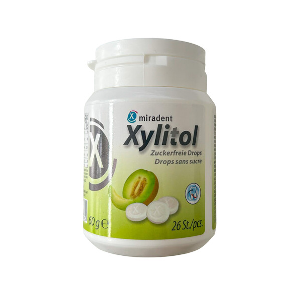 E-shop Miradent Xylitol pastilky MELOUN 26 ks