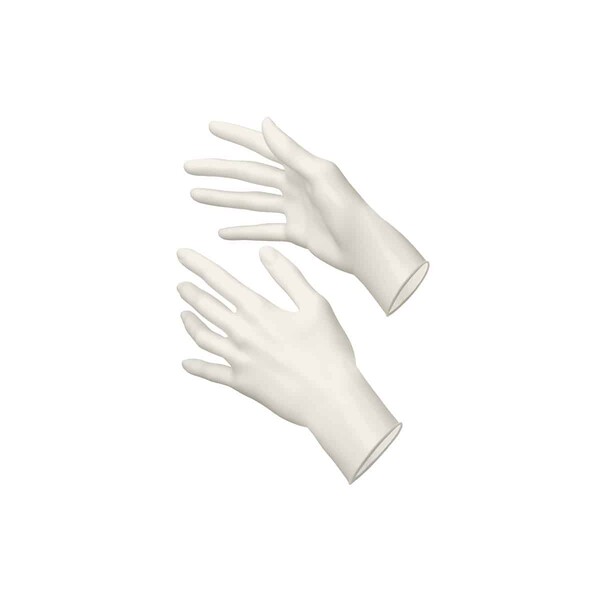 E-shop Akzenta Nitrile Top Touch Plus Ultrasoft Star White L vyšetrovacie rukavice 100 ks
