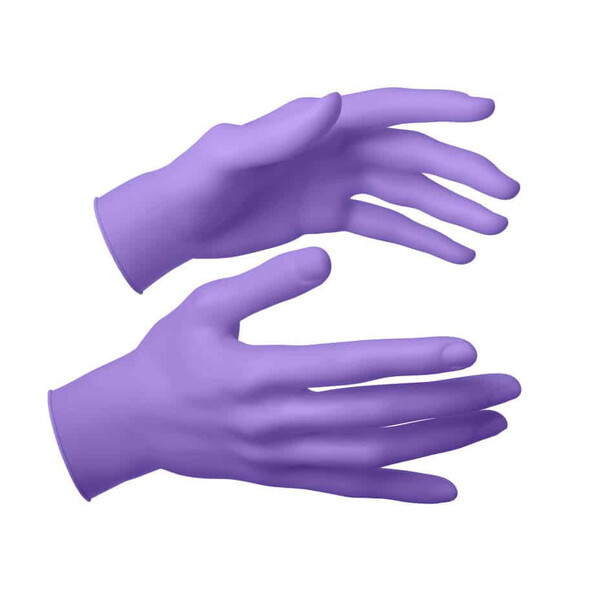 E-shop Akzenta Style Nitrile Purple Rain M vyšetrovacie rukavice 100 ks