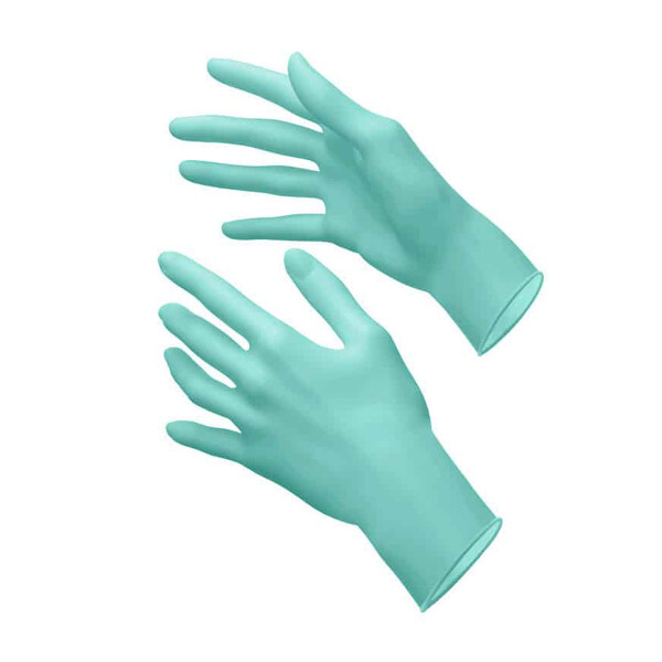 E-shop Akzenta Style Nitrile Emerald Green M vyšetrovacie rukavice 100 ks