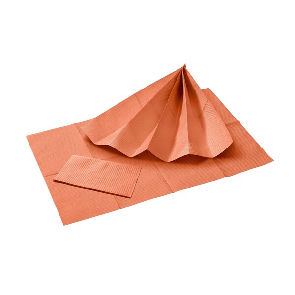 E-shop Akzenta Prime One 3-Ply Hot Orange jednorazový podbradník 50 ks