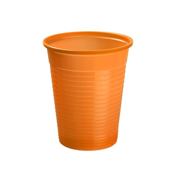E-shop Akzenta Top Cups Orange plastové jednorazové kelímky 100 ks