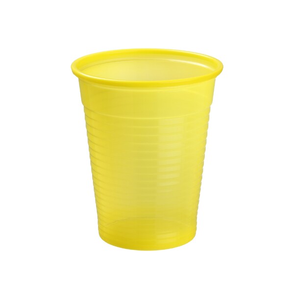 E-shop Akzenta Top Cups Yellow plastové jednorazové kelímky 100 ks