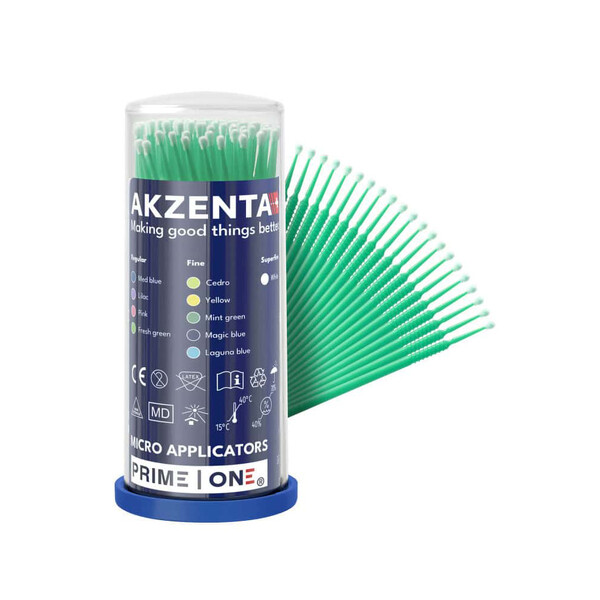E-shop Akzenta Fine Mint Green mikroaplikátor 4×100 ks