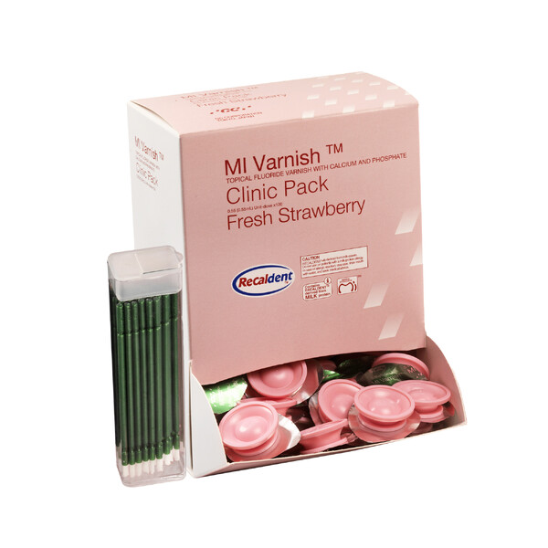 E-shop GC MI Varnish Clinic Pack Strawberry fluoridačný lak 100×0,4 ml