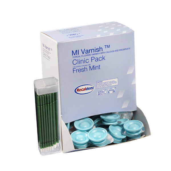 E-shop GC MI Varnish Clinic Pack Mint fluoridačný lak 100×0,4 ml