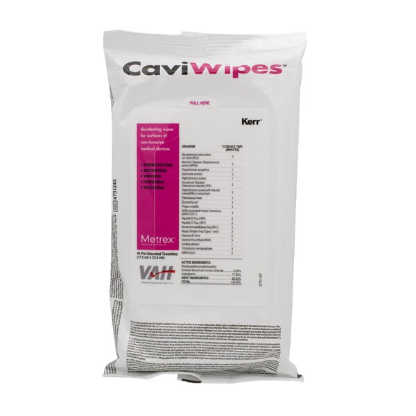 E-shop CaviWipes Flat Pack dezinfekčné obrúsky 45 ks