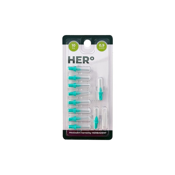 E-shop Herbadent HERo 0,9 mm náhradná medzizubná kefka 10 ks