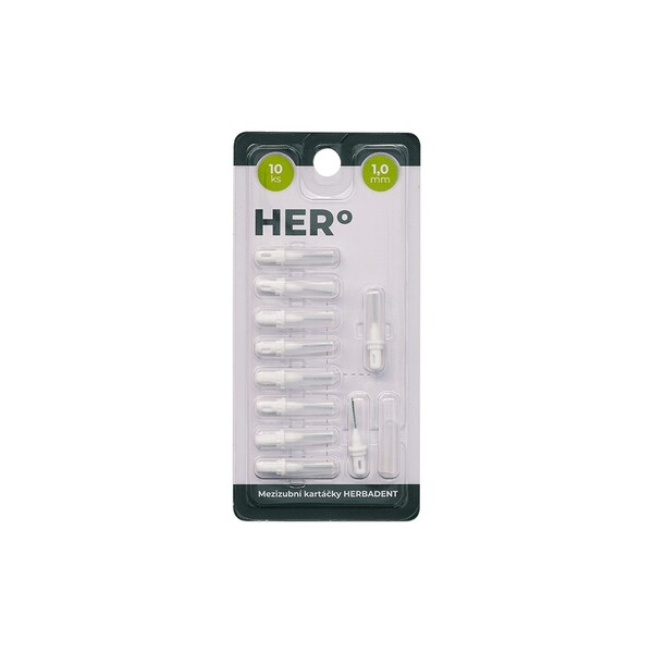E-shop Herbadent HERo 1,0 mm náhradná medzizubná kefka 10 ks