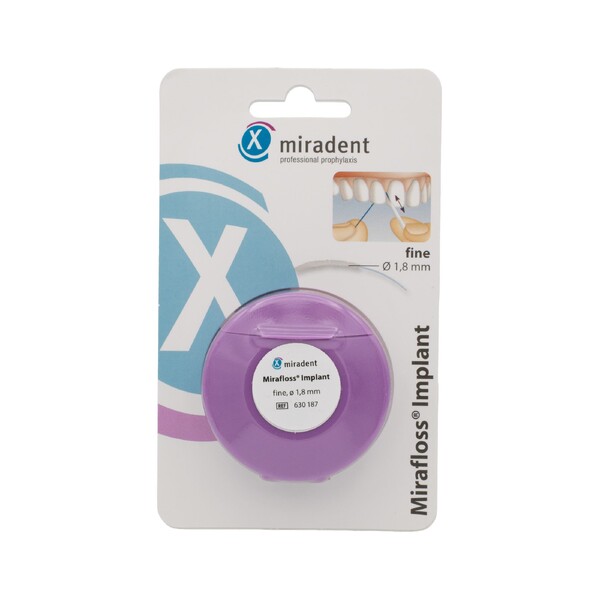 E-shop Miradent Mirafloss Implant Fine zubná niť 45 ks