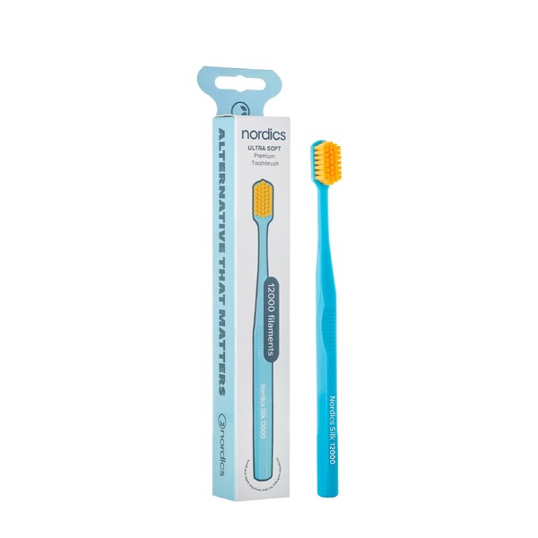 E-shop Nordics Premium Silk Ultra Soft 12000 Blue zubná kefka