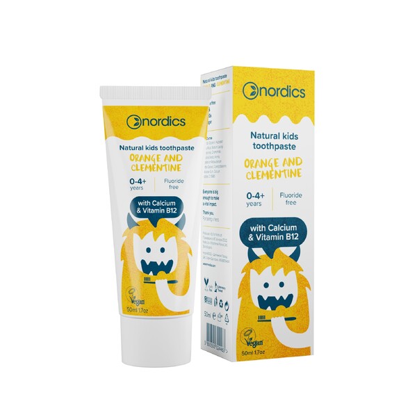 E-shop Nordics Kids Orange and Clementine detská zubná pasta 50 ml