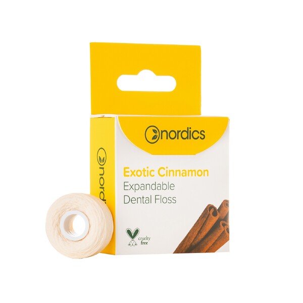 E-shop Nordics Floss Expandable Cinnamon zubná niť 30 m