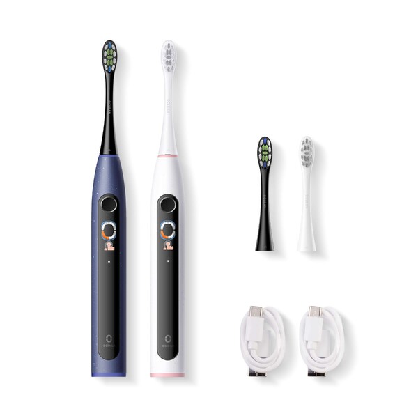 E-shop Oclean X Lite Duo Set Dark Blue+Grey sonická kefka 2 ks