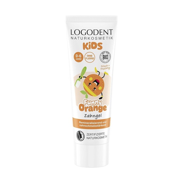 E-shop Logodent Kids Funny Orange detská zubná pasta 75 ml
