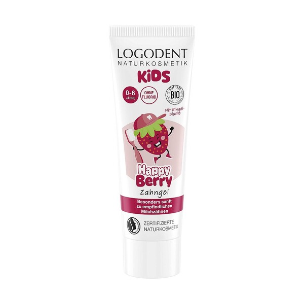 E-shop Logodent Kids Happy Berry detská zubná pasta 75 ml